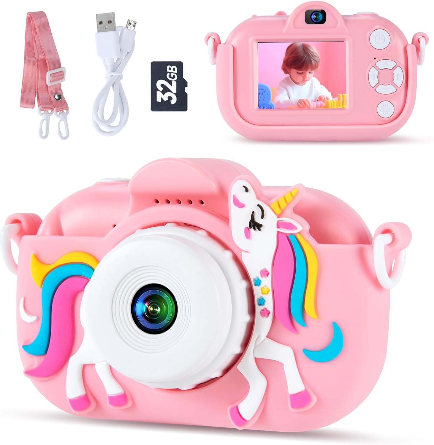Detalle de Kids Camera 1080P Digital with 32GB Card