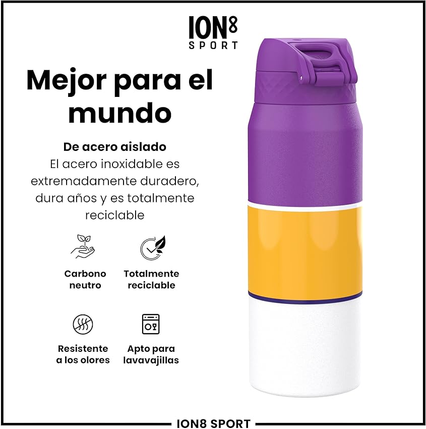 Thumbnail 4 de ion8 NBA Los Angeles Lakers Botella térmica 750 ml 🥤