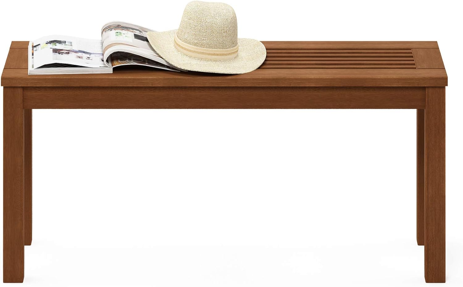 Thumbnail 5 de Furinno TIOMAN Panca da Esterno in Legno Meranti, 99,82 x 30,23 x 46,99 cm