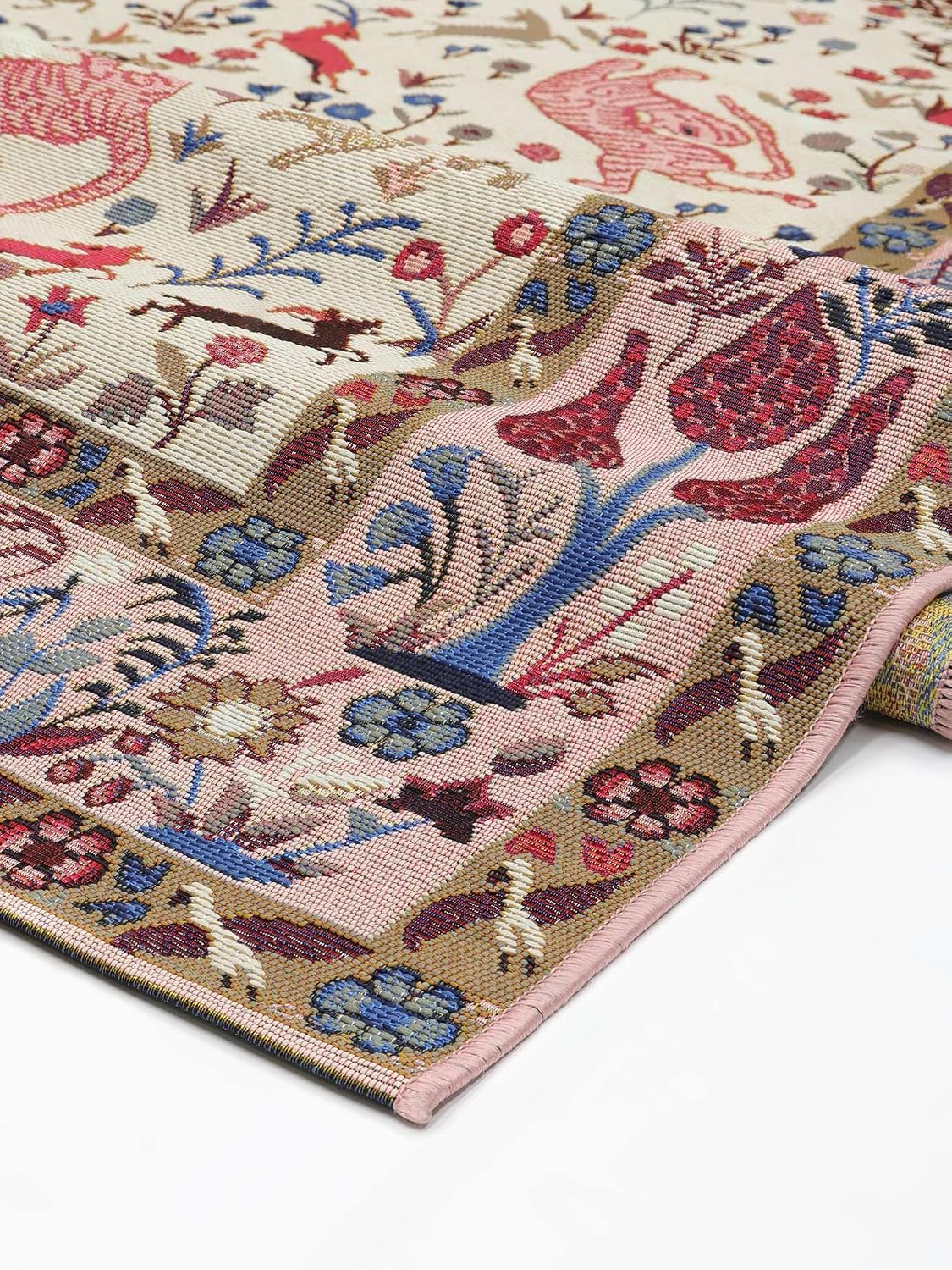 Detalle de RugVista Tigras dywan 160 × 230 cm, różowy i pastelowy multikolor