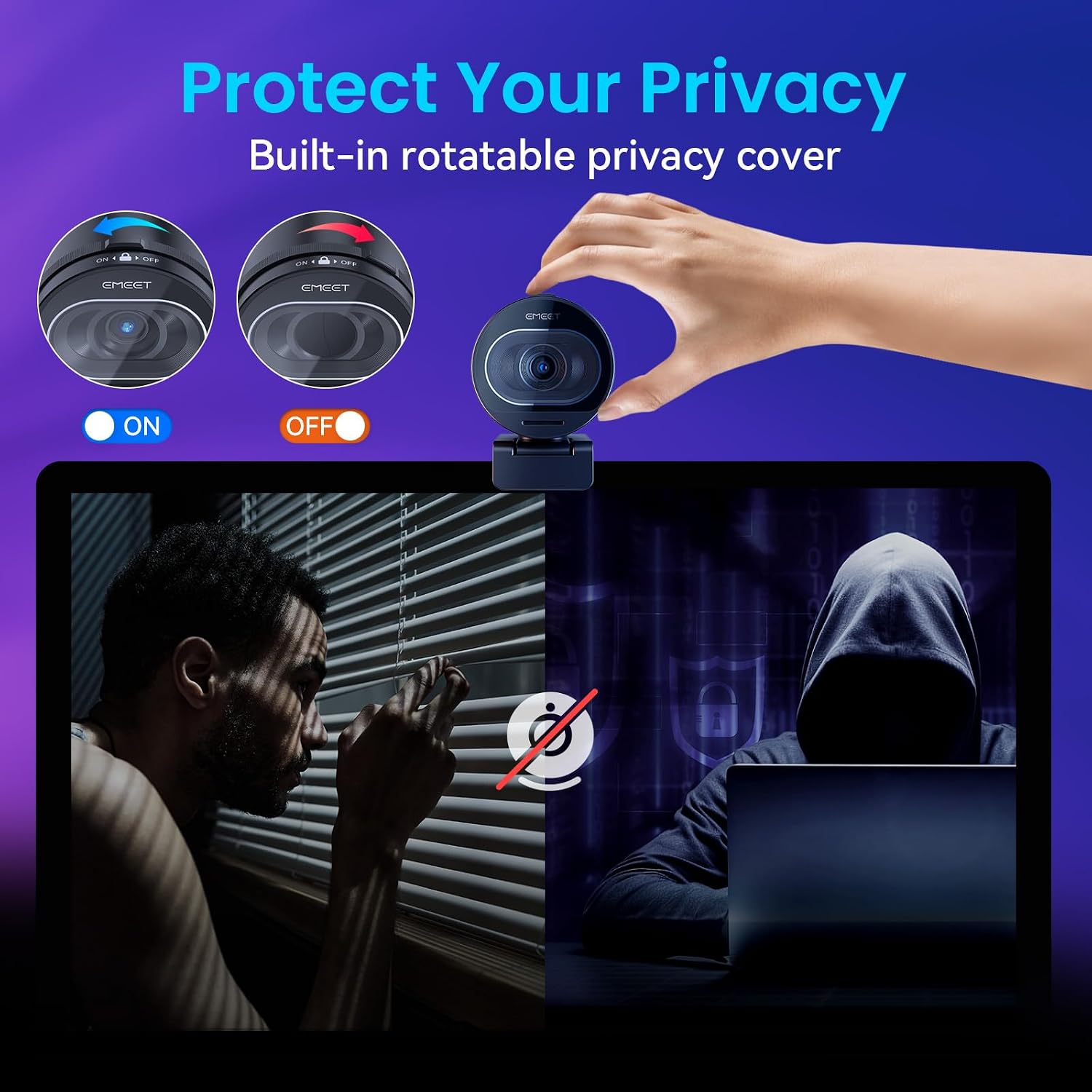 Thumbnail 5 de EMEET S600 4K Webcam for streaming