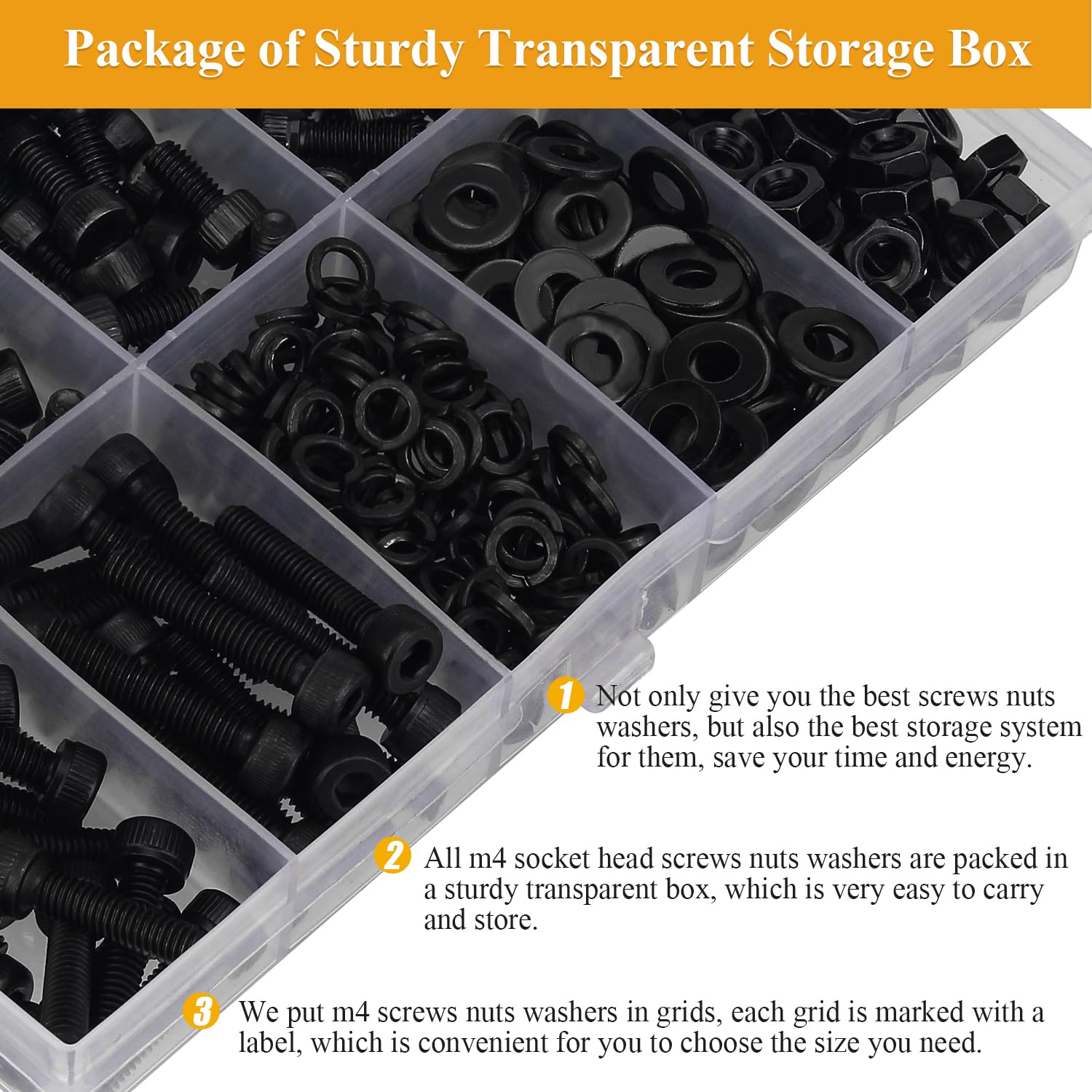Detalle 2 de Sutemribor M4 Socket Head Cap Screw Set
