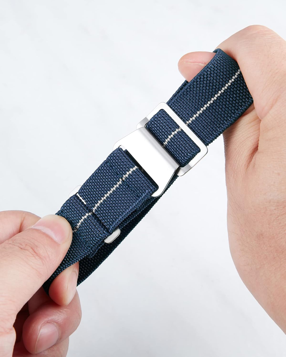 Thumbnail 1 de BINLUN Bracelet Montre Nylon Élastique Marine