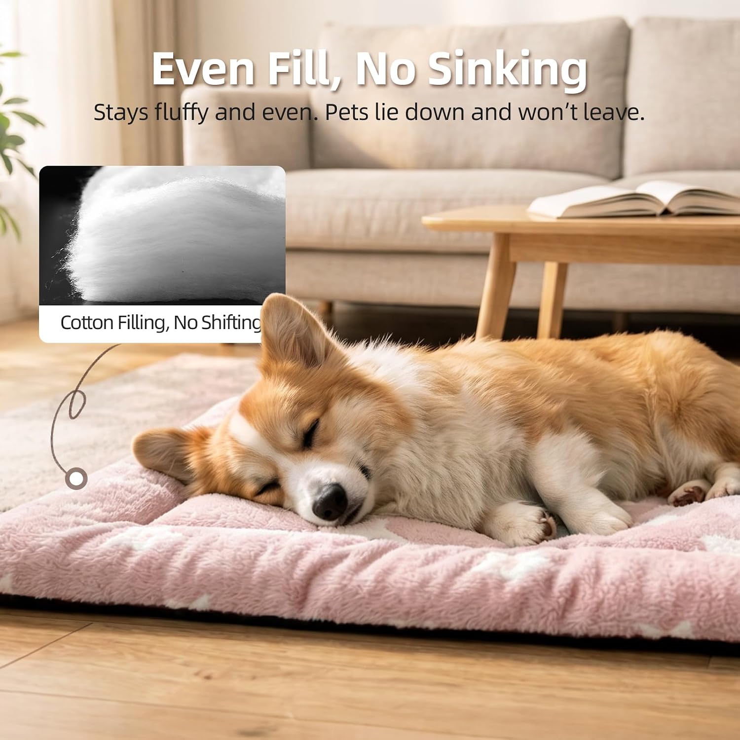 Thumbnail 1 de MORA PETS Large Dog Bed 91x58cm