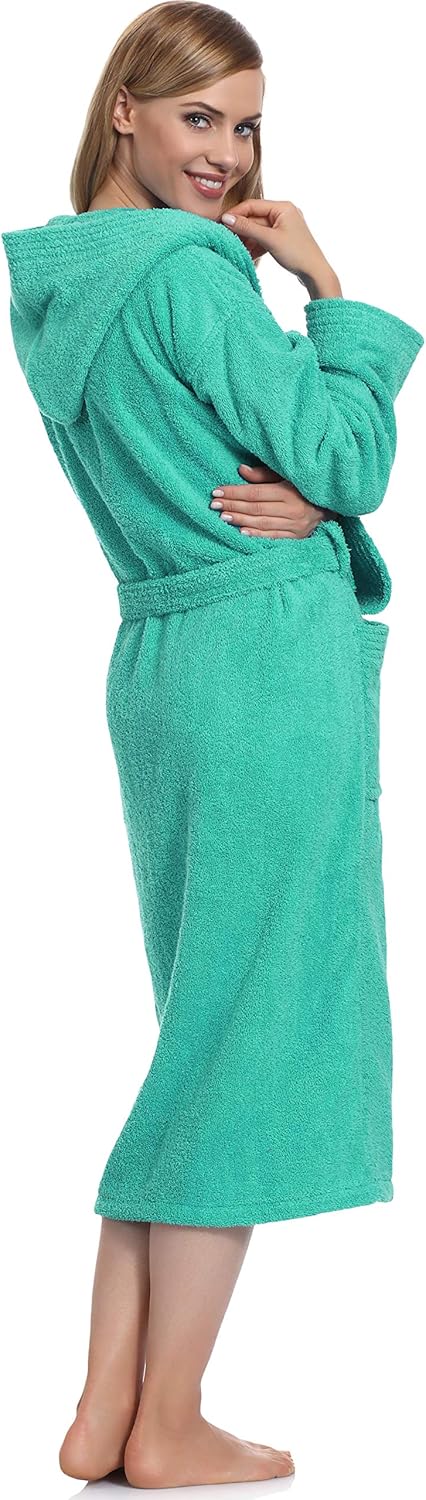 Thumbnail 1 de Ladeheid Peignoir de Bain Éponge 100% Coton Femme LA40-102 : douceur et absorbance au quotidien