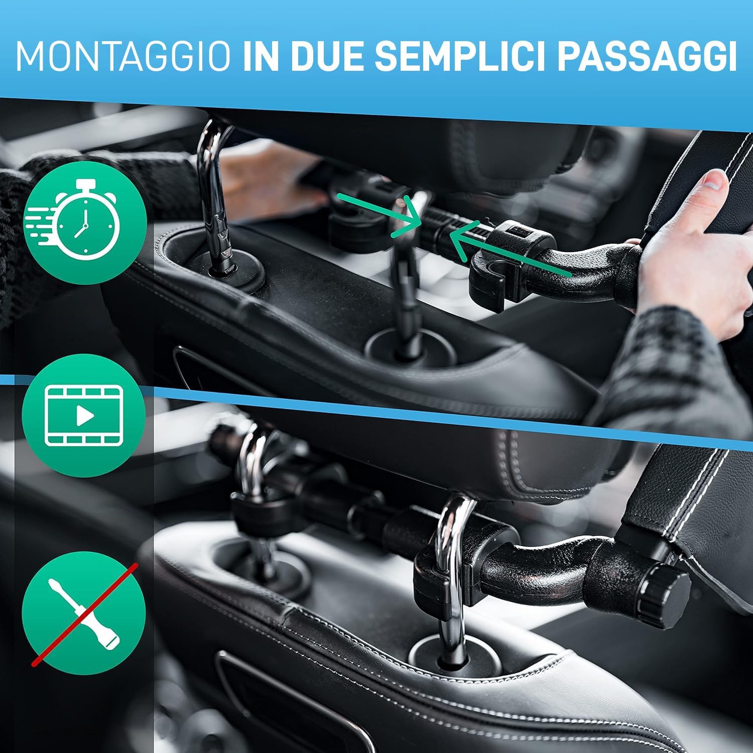 Thumbnail 3 de FLIPLINE Poggiatesta auto per bambini SuperSleep: comfort regolabile per viaggi in famiglia