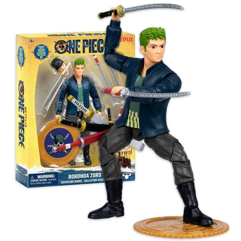 Detalle de Figura de acción Zoro One Piece 15 cm de Moose Toys