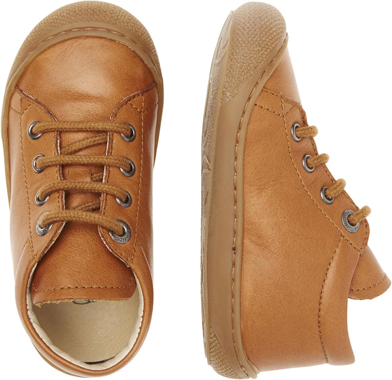 Thumbnail 2 de Naturino Cocoon Lauflernschuhe aus Nappaleder in Hellbraun (mit Schnürsenkeln)