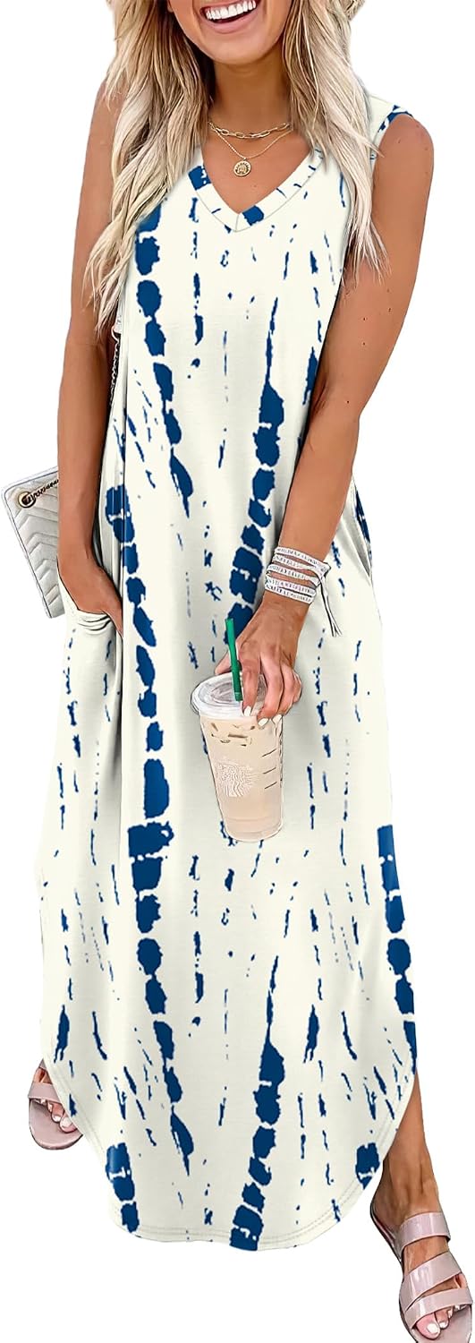 Detalle de Sampeel Summer Dresses Maxi Dress with Pockets — 2025 Beach Sundress