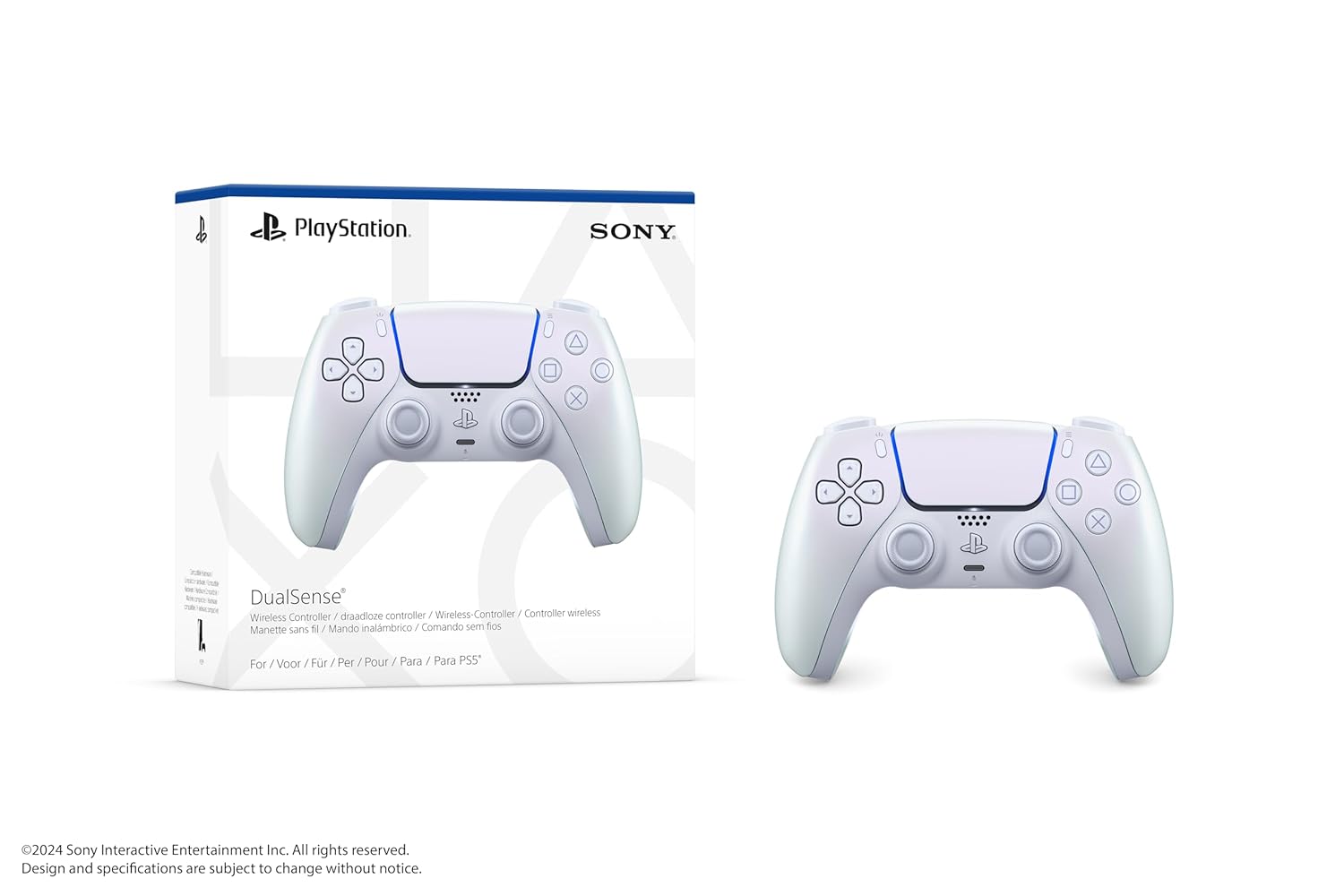 Thumbnail 5 de PlayStation DualSense Wireless-Controller – Chroma Pearl