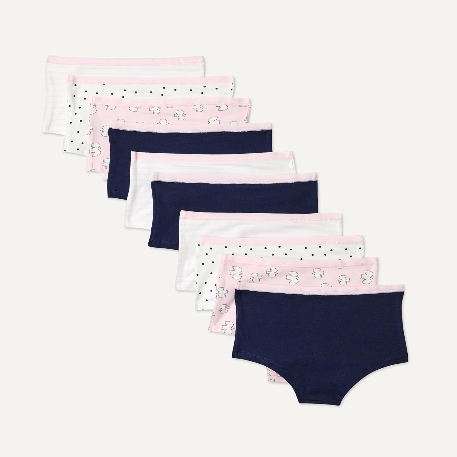 Detalle de Amazon Essentials Girl's Cotton Jersey Boyshort Underwear