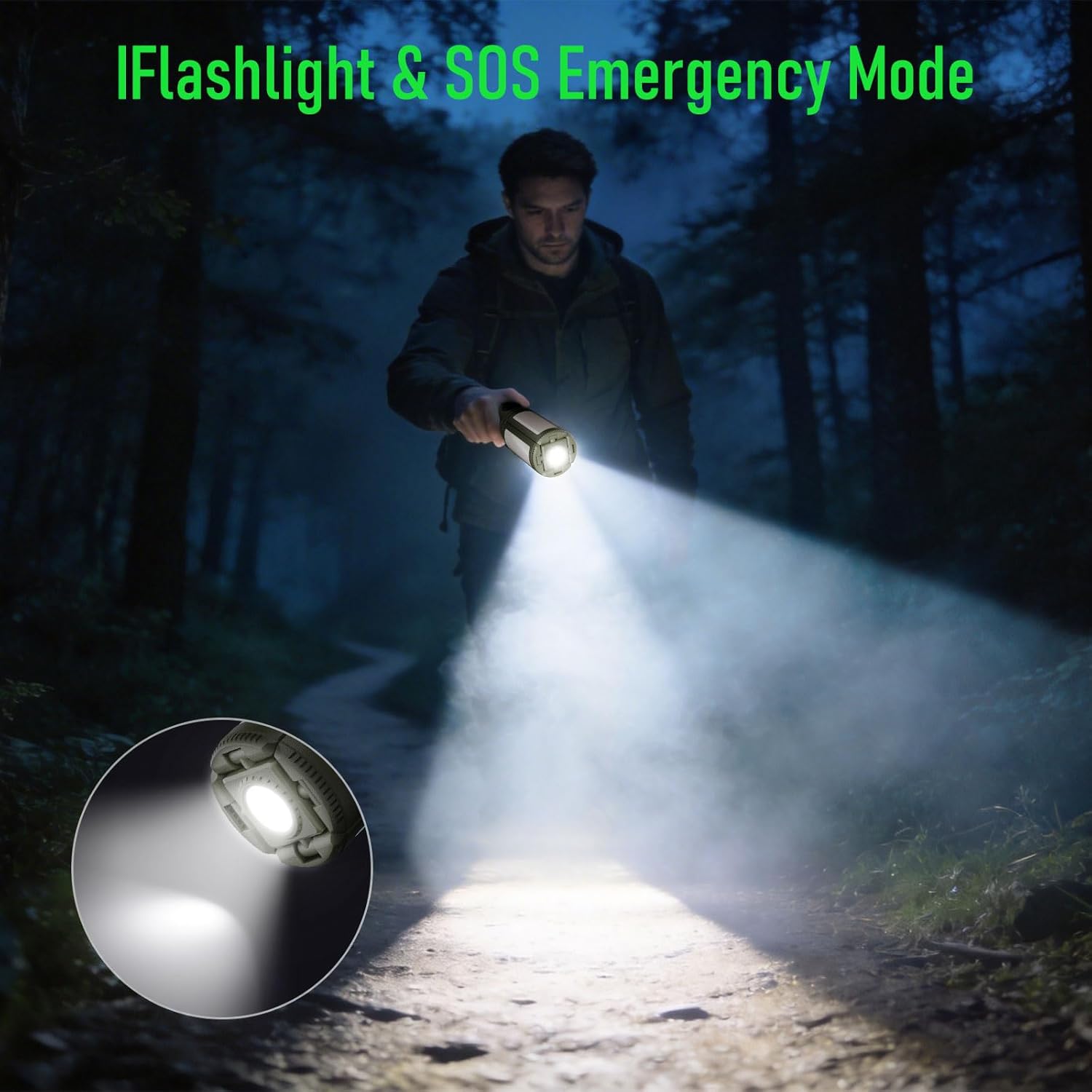 Thumbnail 6 de UBeesize Telescopic Camping Lights with Stand (14000mAh) — Rechargeable Lantern for Outdoor & Emergency Use