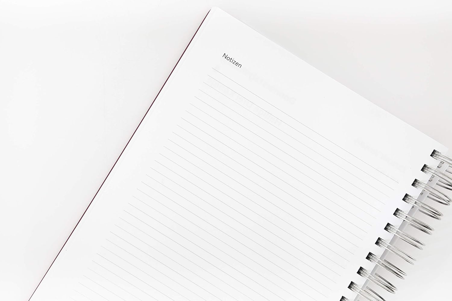 Detalle 2 de edition cumulus – 2026 Der KLEINE DICKE MOOSGRÜN | DIN A5 Planer mit 400 Seiten