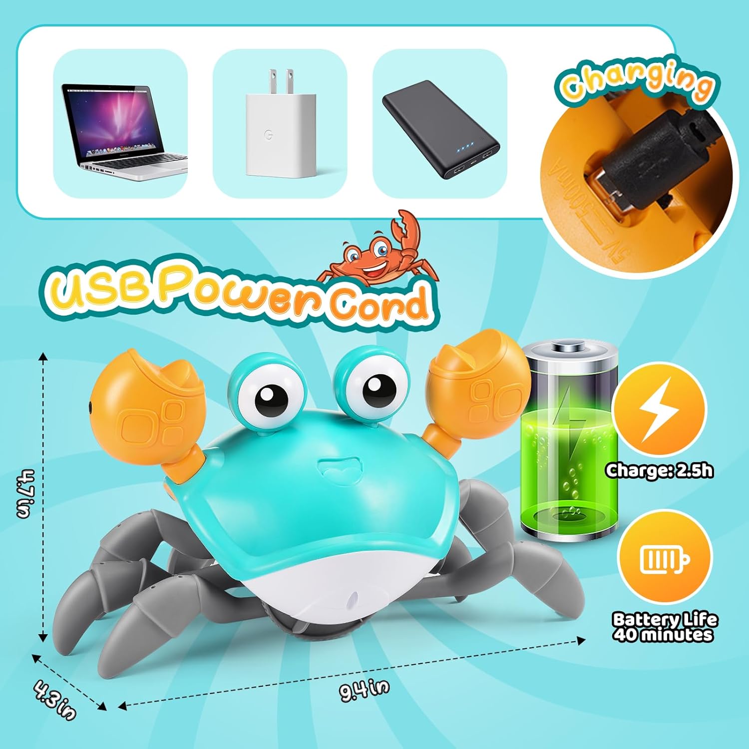 Thumbnail 6 de Veopoko Crawling Crab Toy for Babies