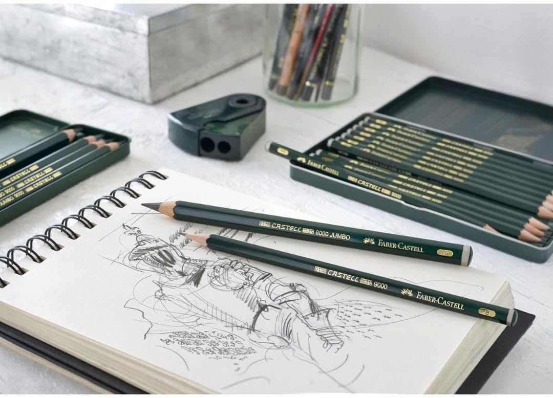 Thumbnail 4 de Faber-Castell 119064 Castell 9000 Set di 12 Matite: 8B–2H, resistenza elevata e tratto preciso