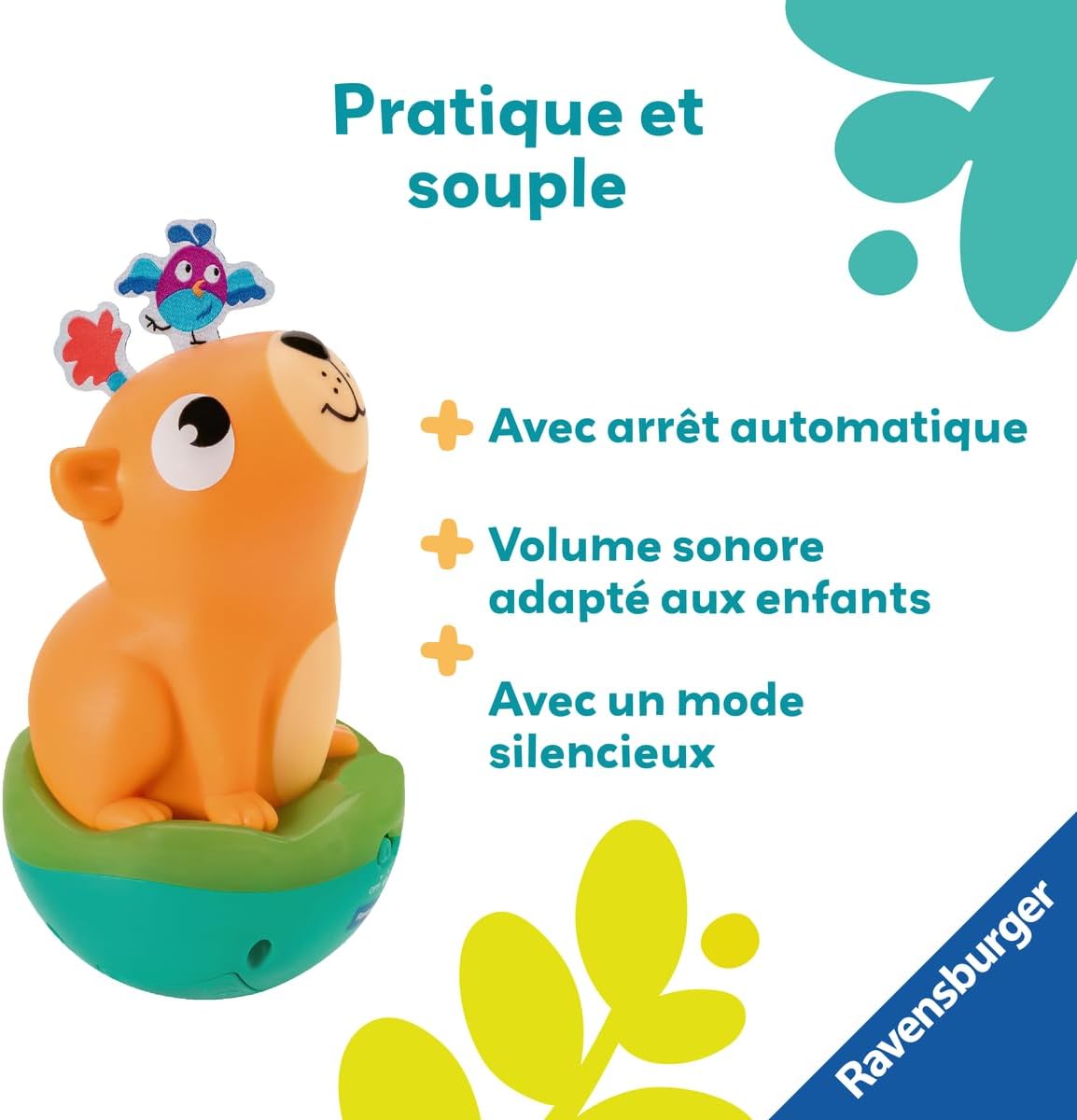 Thumbnail 2 de Ravensburger Play+ Culbuto Sonore Lumineux Capybara – Jouet bébé 6 mois