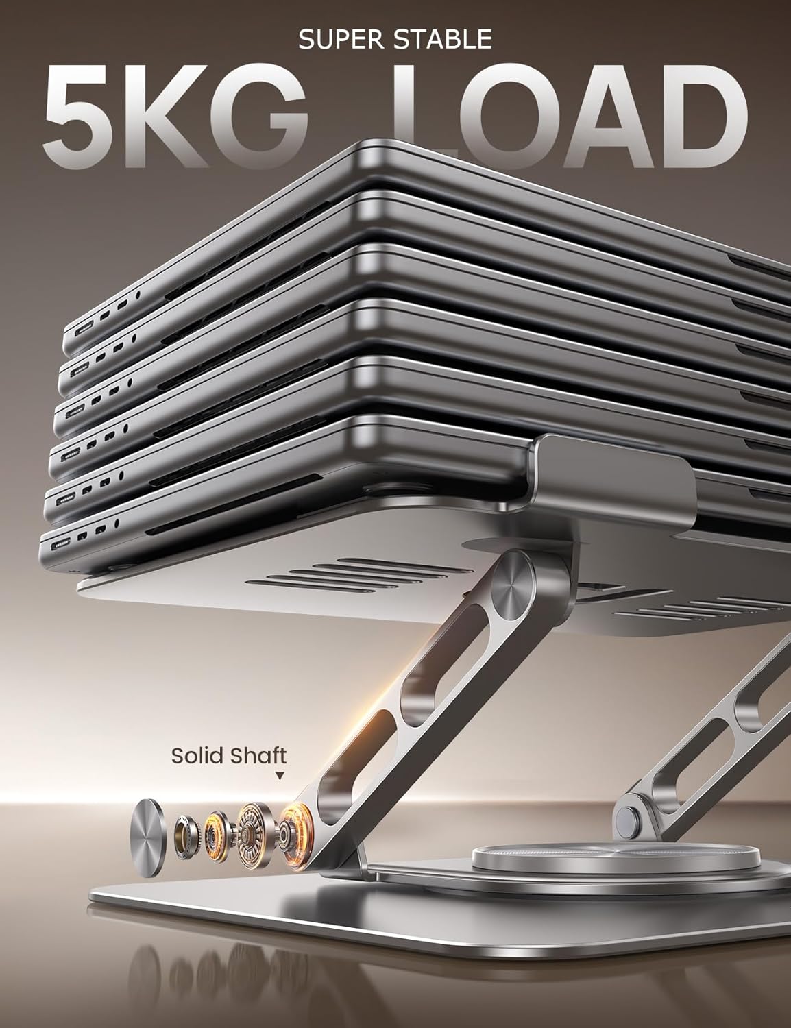 Thumbnail 3 de Lamicall Laptop Stand 360° rotatable, 10–17.3" 💻