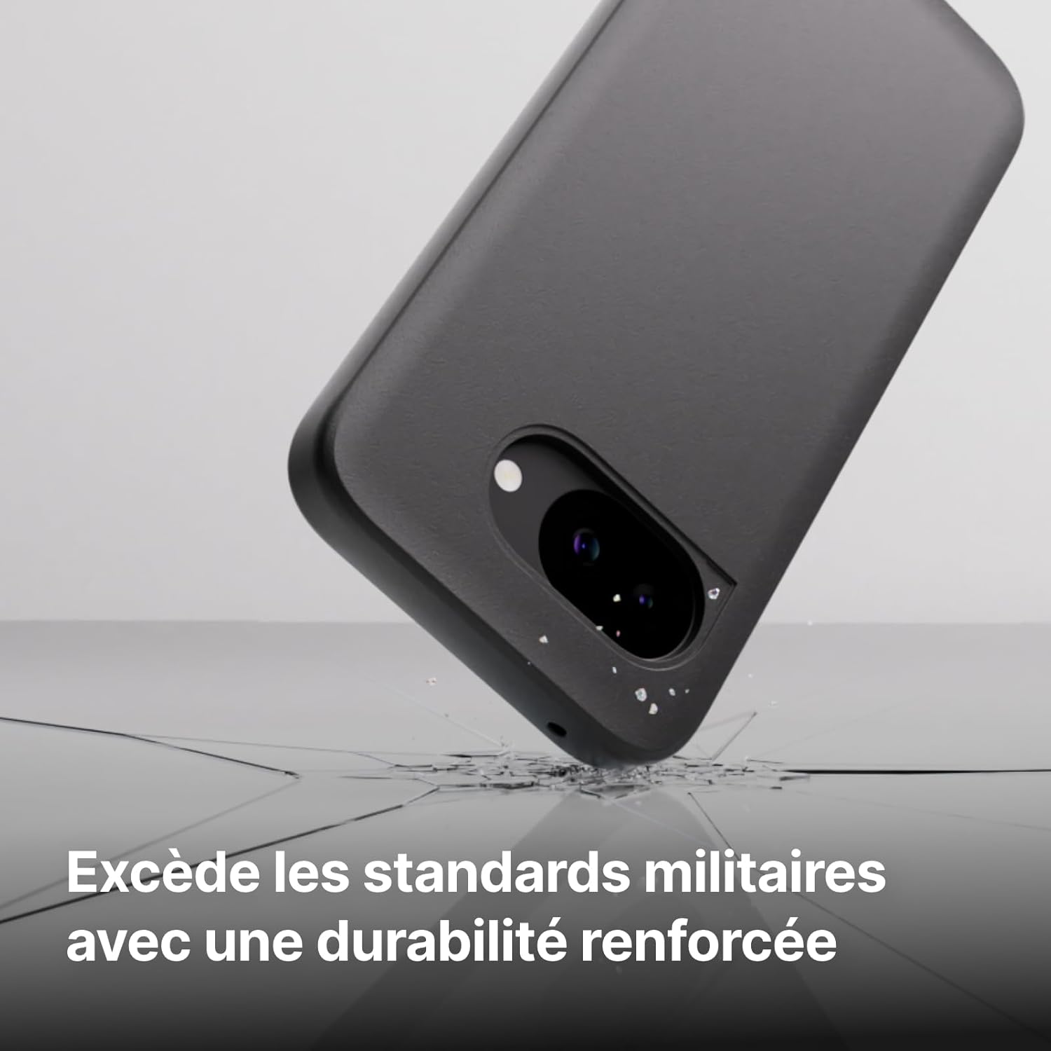 Thumbnail 2 de RhinoShield SolidX pour Pixel 10a – coque renforcée SolidX, fine et minimaliste, beige coquillage