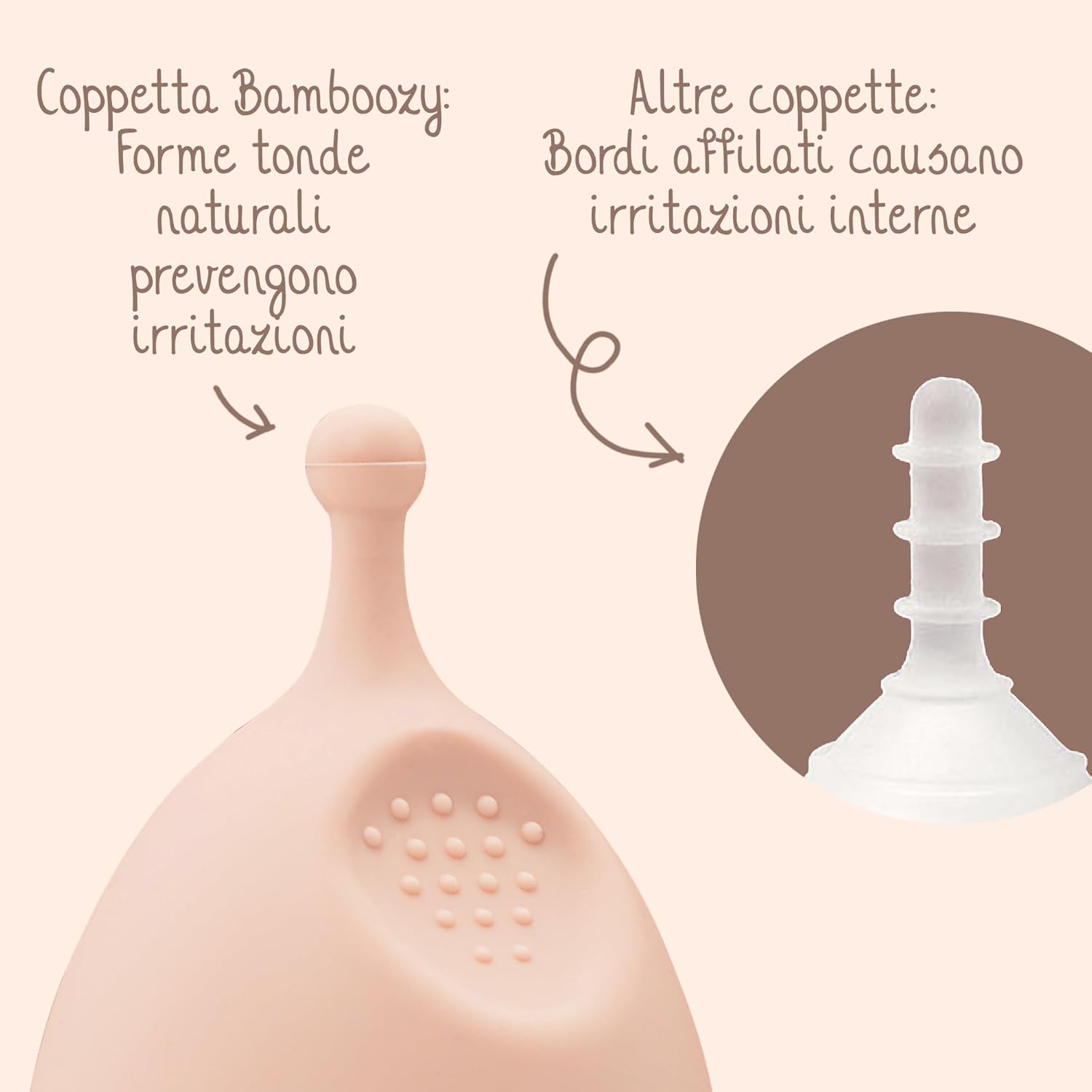 Thumbnail 6 de Bamboozy Coppetta mestruale riutilizzabile con sterilizzatore (L) in silicone medico, senza plastica e BPA