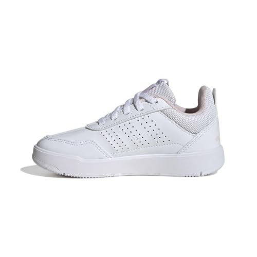 Detalle de Adidas Tensaur Sport 3.0 Kids Trainers – FTWR White/Clear Pink/Grey Two, UK 11.5 Child