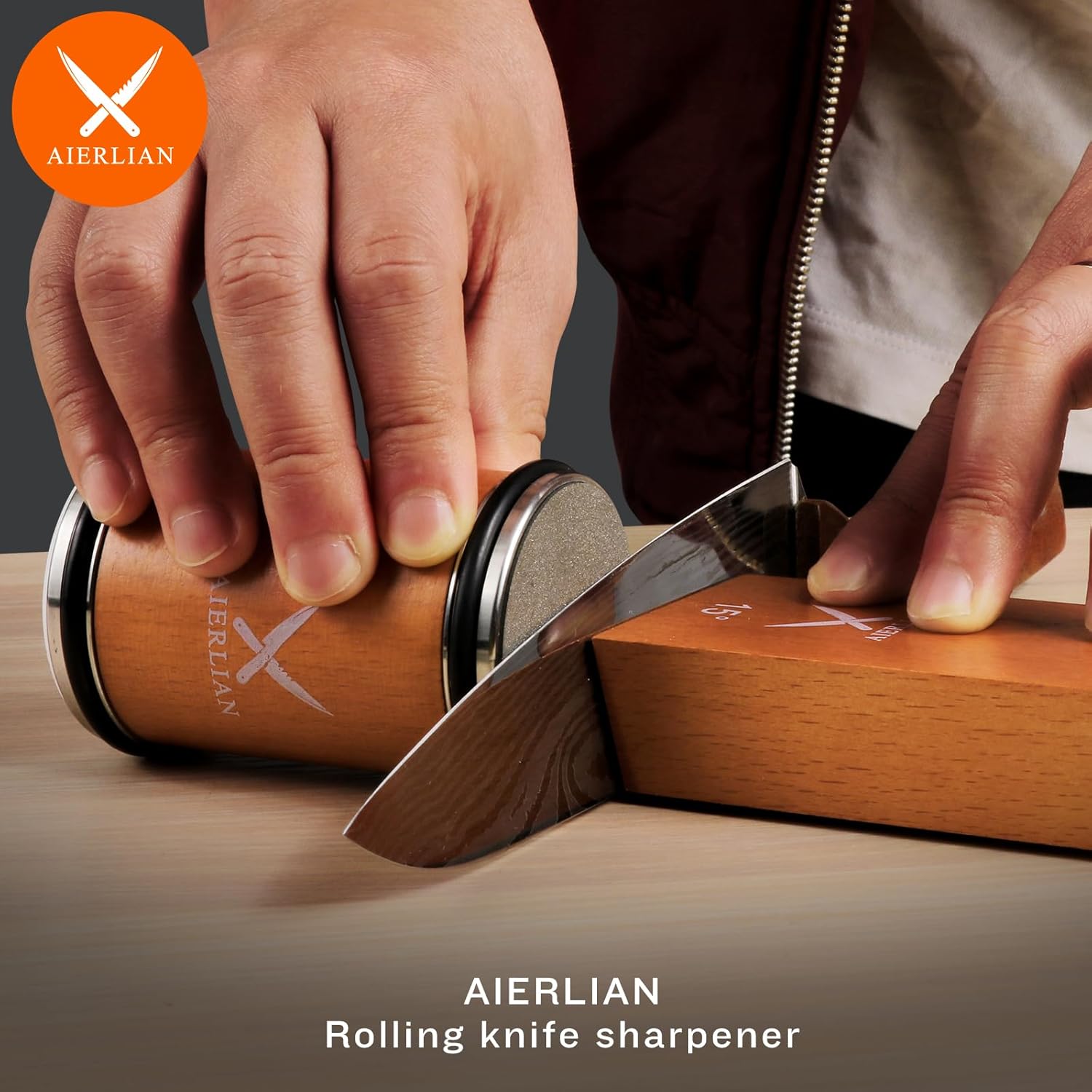 Detalle 2 de AIERLIAN Knife Sharpener 15° 🔪