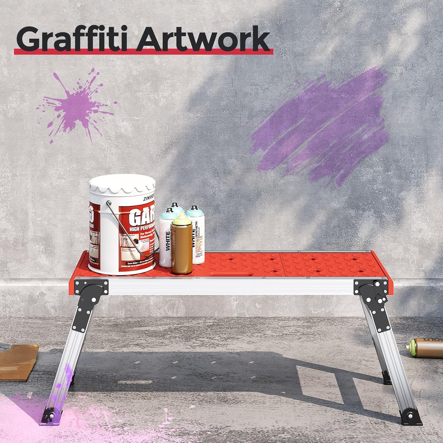 Thumbnail 5 de KINGRACK Klappbare Arbeitsplattform 150 kg