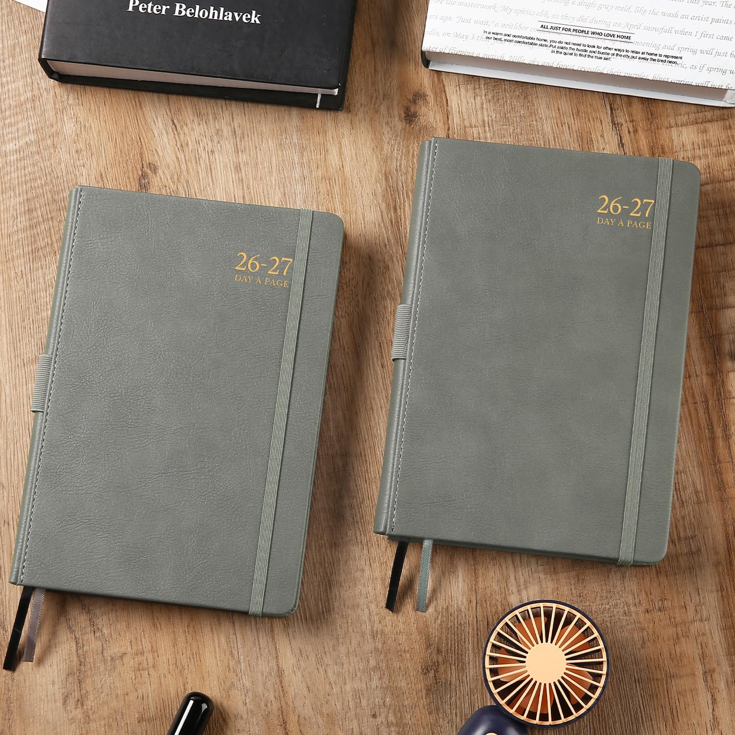 Thumbnail 1 de Indeme Academic Diary 2026-2027 (A5 Day to Page, Grey) – Durable, practical planner for the academic year