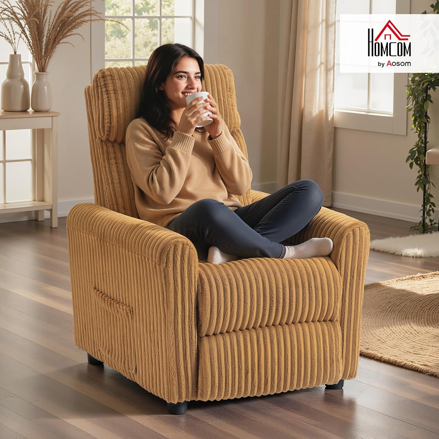 Detalle 2 de HOMCOM Sillón Relax Reclinable 73x86x100 cm