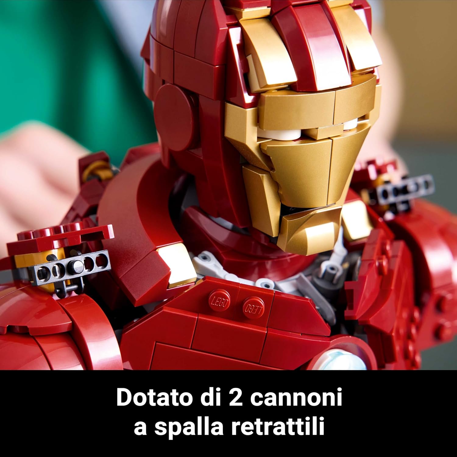 Thumbnail 4 de LEGO Marvel Busto di Iron Man MK4 (76327): display piece per collezionisti e fan