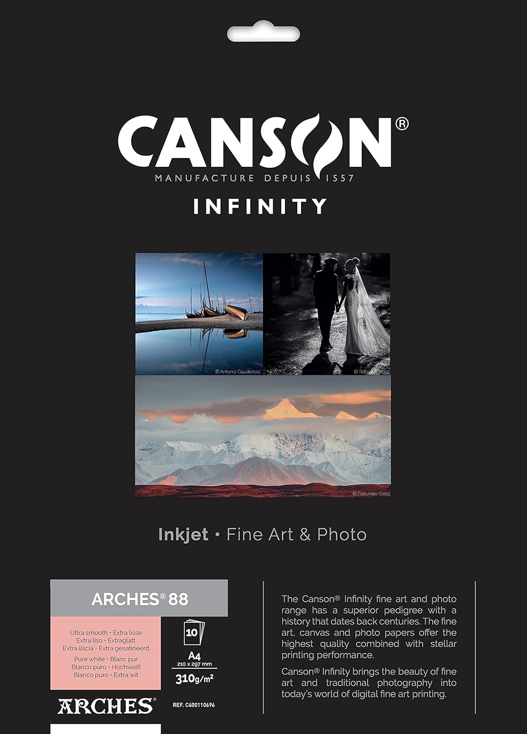 Thumbnail 3 de Canson Infinity Baryta Photographique II gr310 12,7x17,8 cm x25 – Fogli per stampe d’arte in bianco e nero e a colori