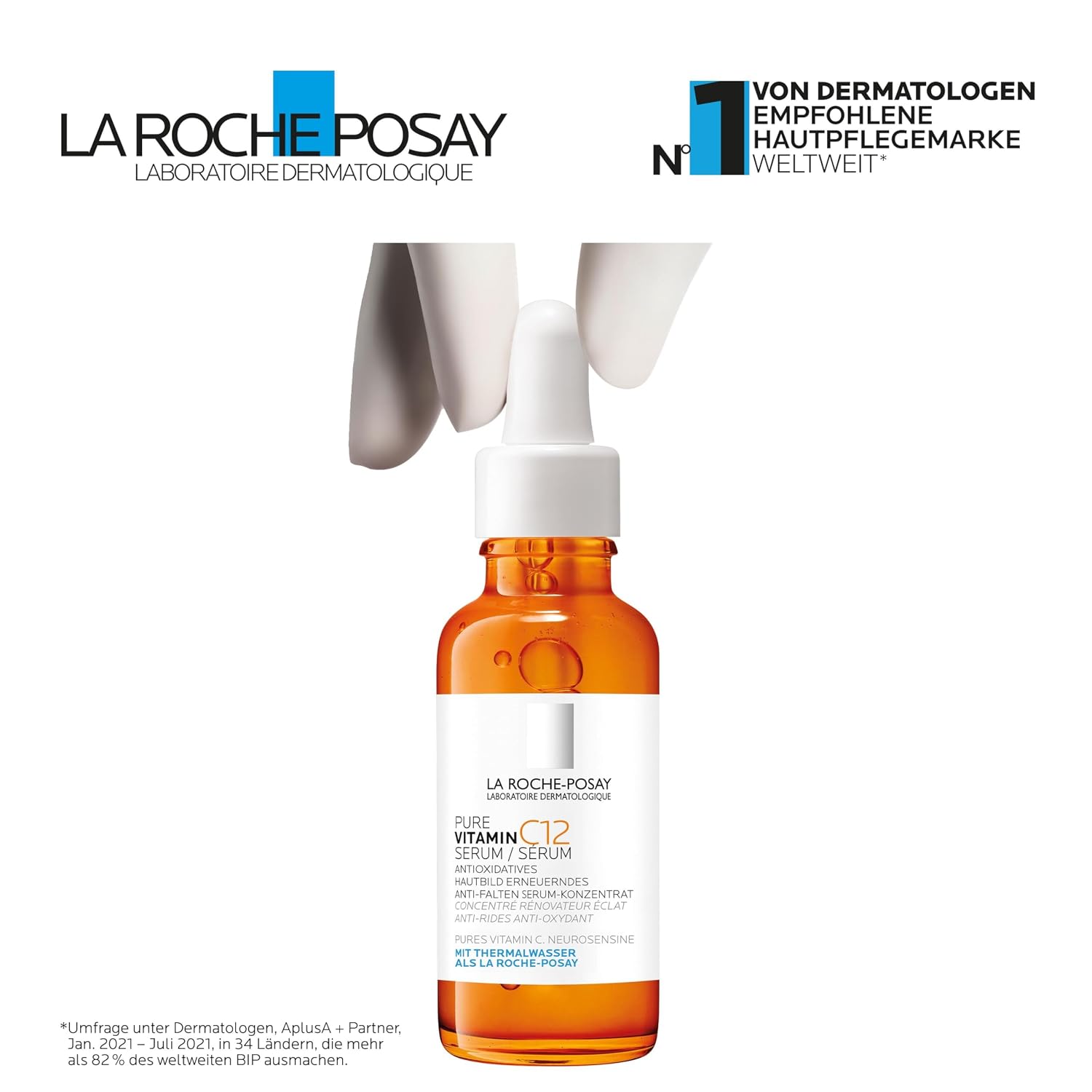 Detalle de La Roche Posay Pure Vitamin C12 Serum – Anti-Aging-Pflege mit 12% Vitamin C (30 ml)