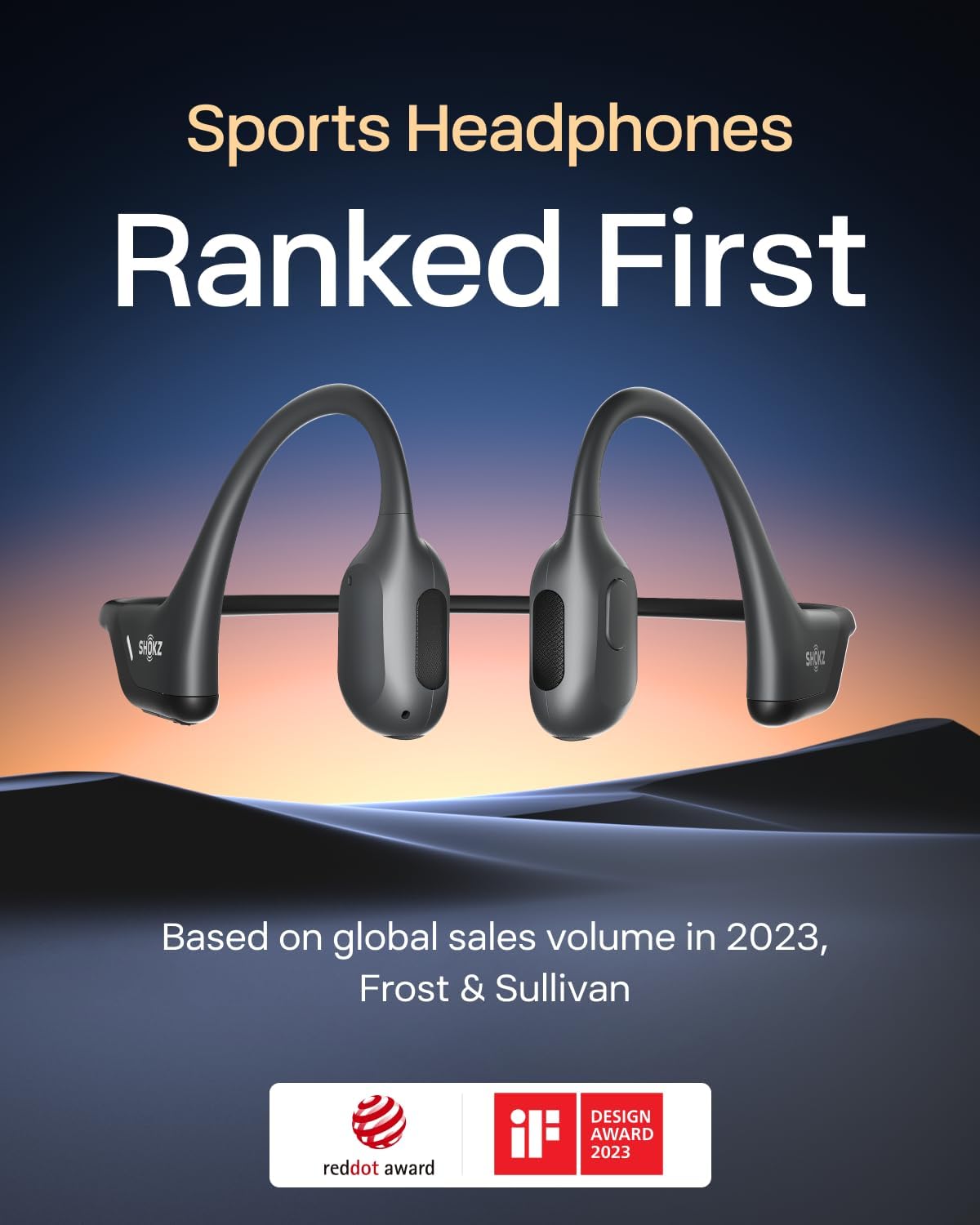 Detalle 2 de SHOKZ Bone Conduction Headphones OpenRun Pro