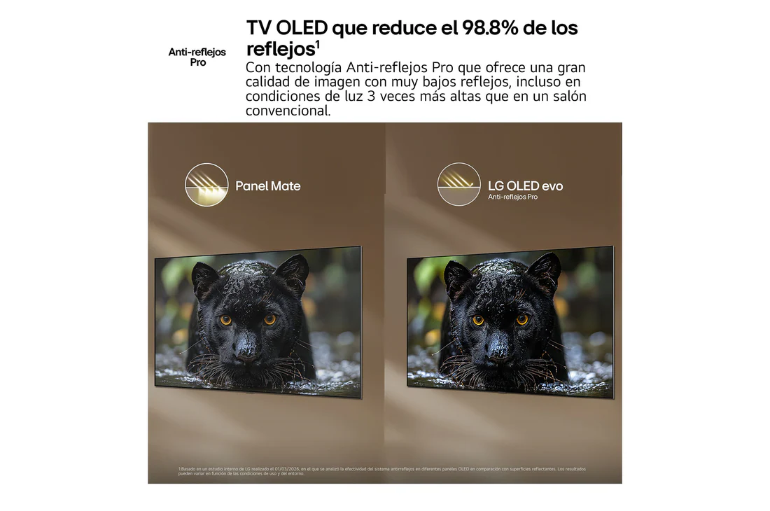Detalle de LG OLED evo C6 42'' (OLED42C64LA) 4K 2026: análisis práctico para decidir si merece la pena