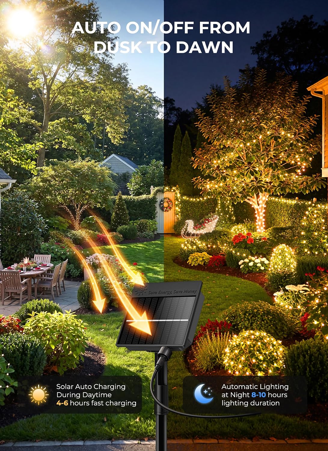 Detalle 2 de Brightown Solar String Lights 400 LEDs