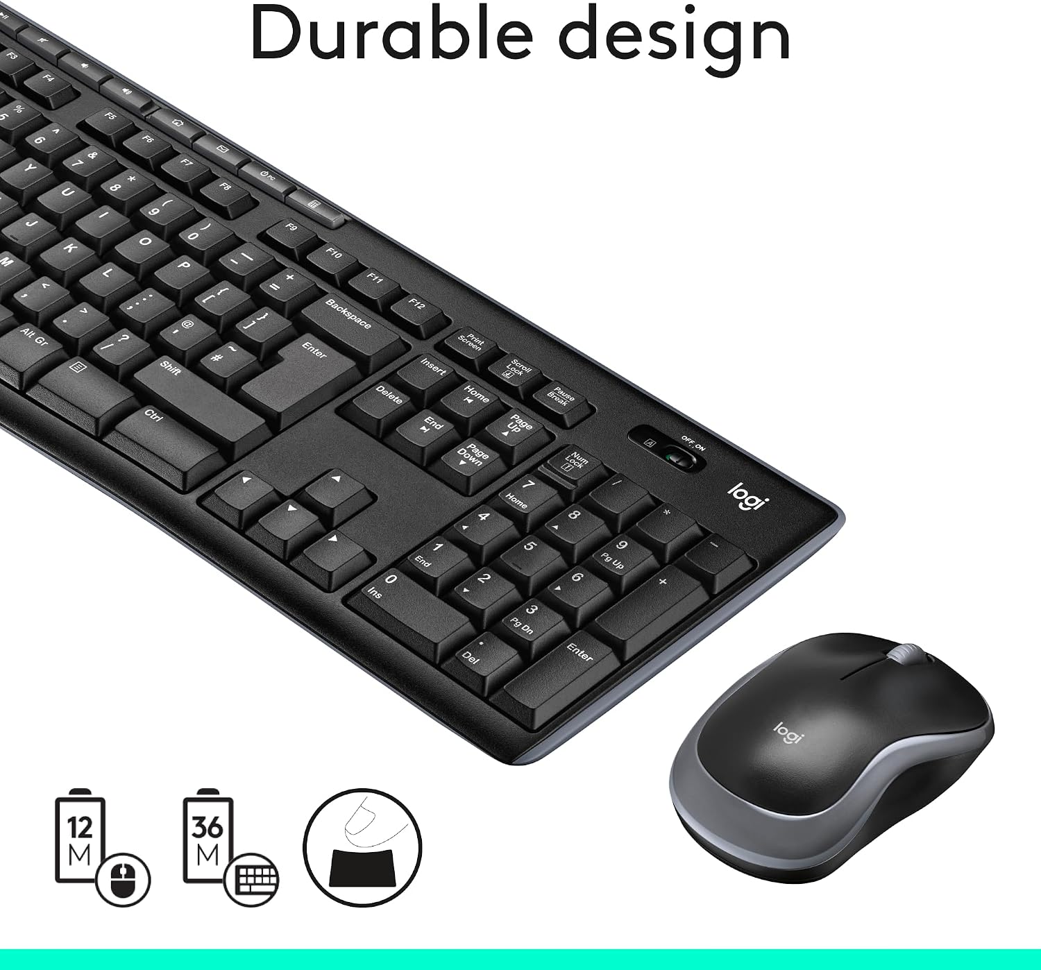 Thumbnail 6 de Logitech MK270 Wireless Keyboard and Mouse Combo for Windows
