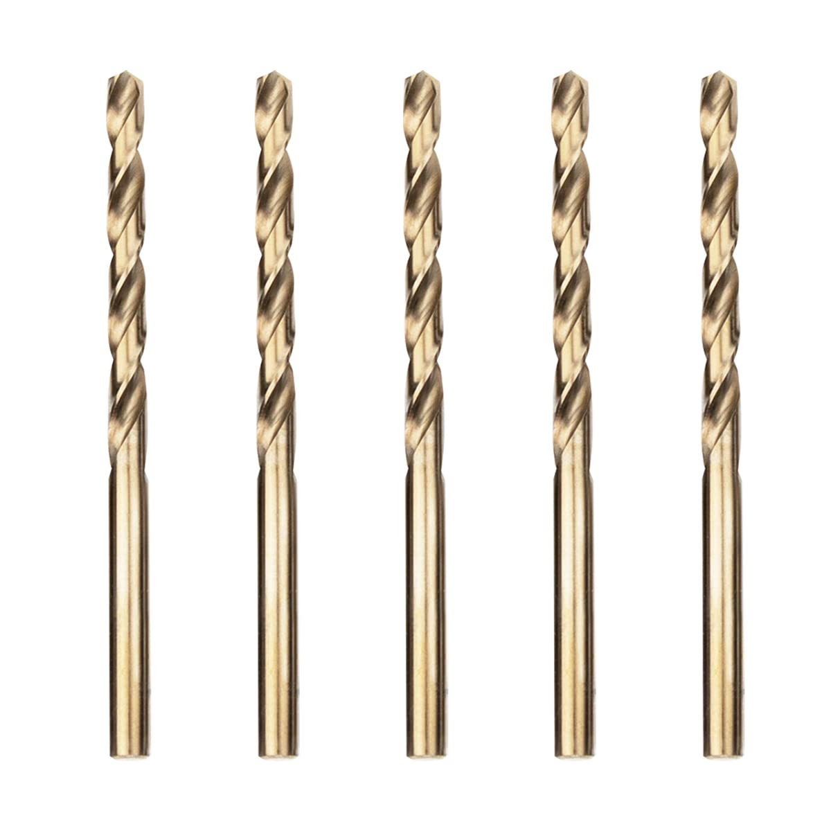 Detalle de Meccion HSS Cobalt Jobber Drill Bits (5 pcs) 5.0mm twist drill for metal and stainless steel