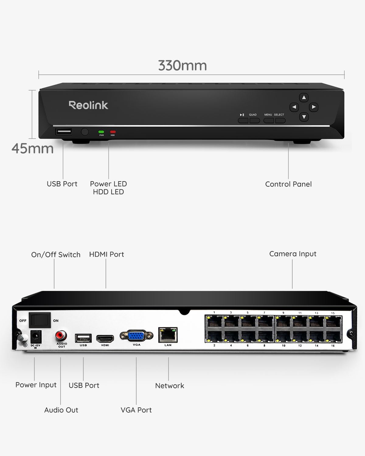 Thumbnail 5 de Reolink RLN16-410 16‑Channel 4TB NVR for CCTV