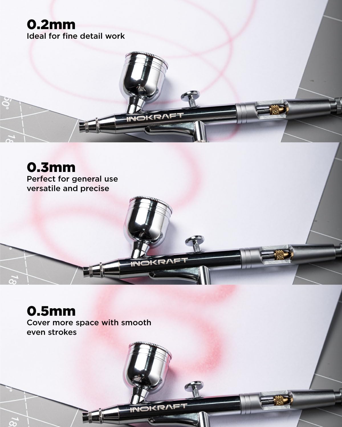 Thumbnail 5 de InoKraft Airbrush Kit 1/6 HP compressor 🎨