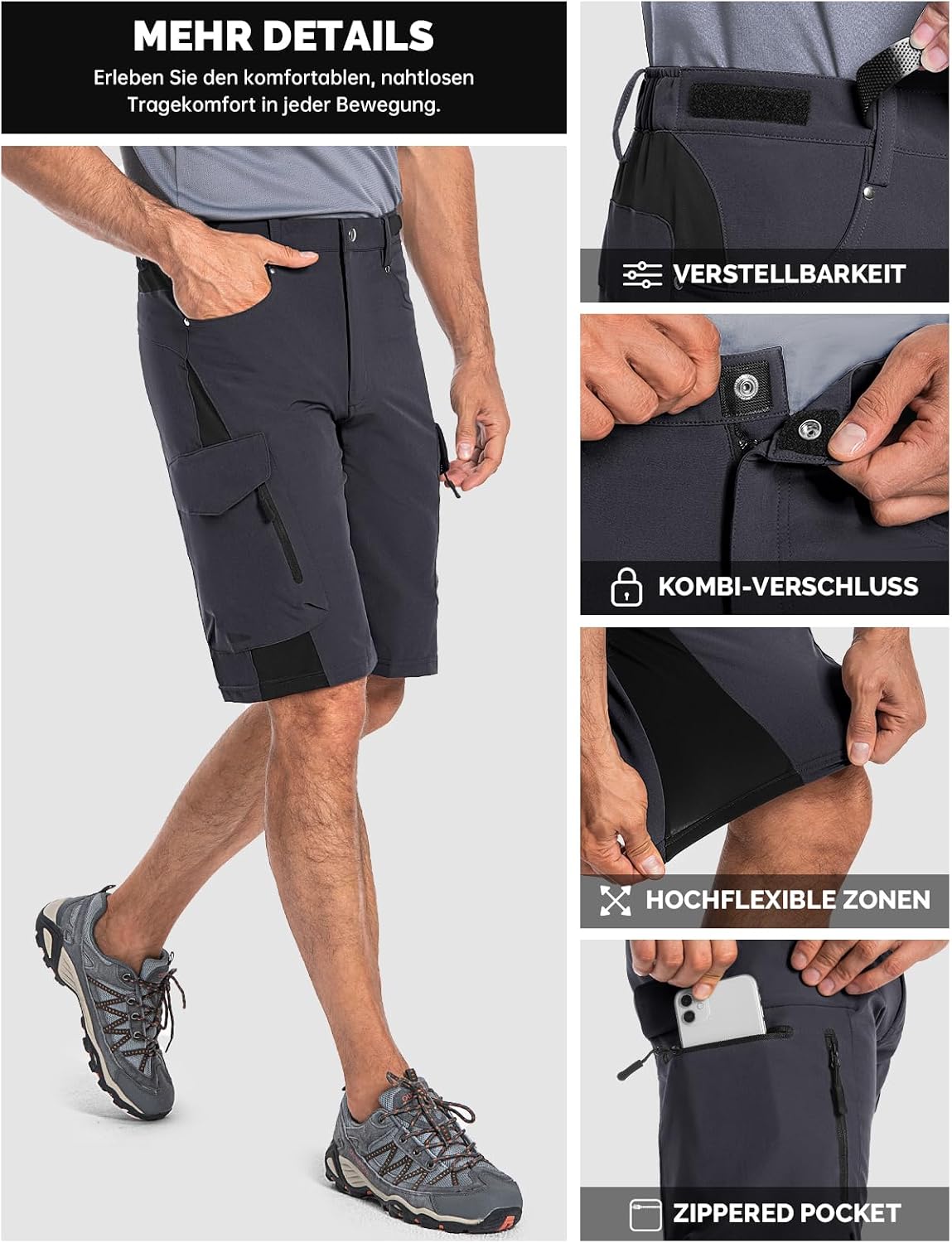 Thumbnail 6 de Cycorld MTB Shorts Herren MTB Hose