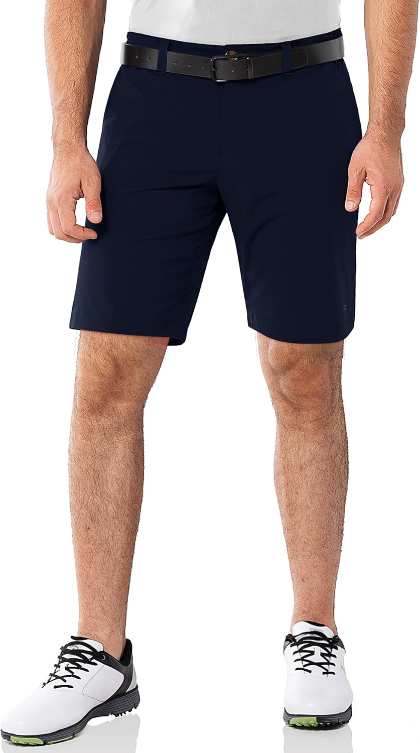 Detalle de 33,000ft Men's Golf Shorts 9" Dry Fit Stretch UPF 50+ Lightweight Bermuda Shorts
