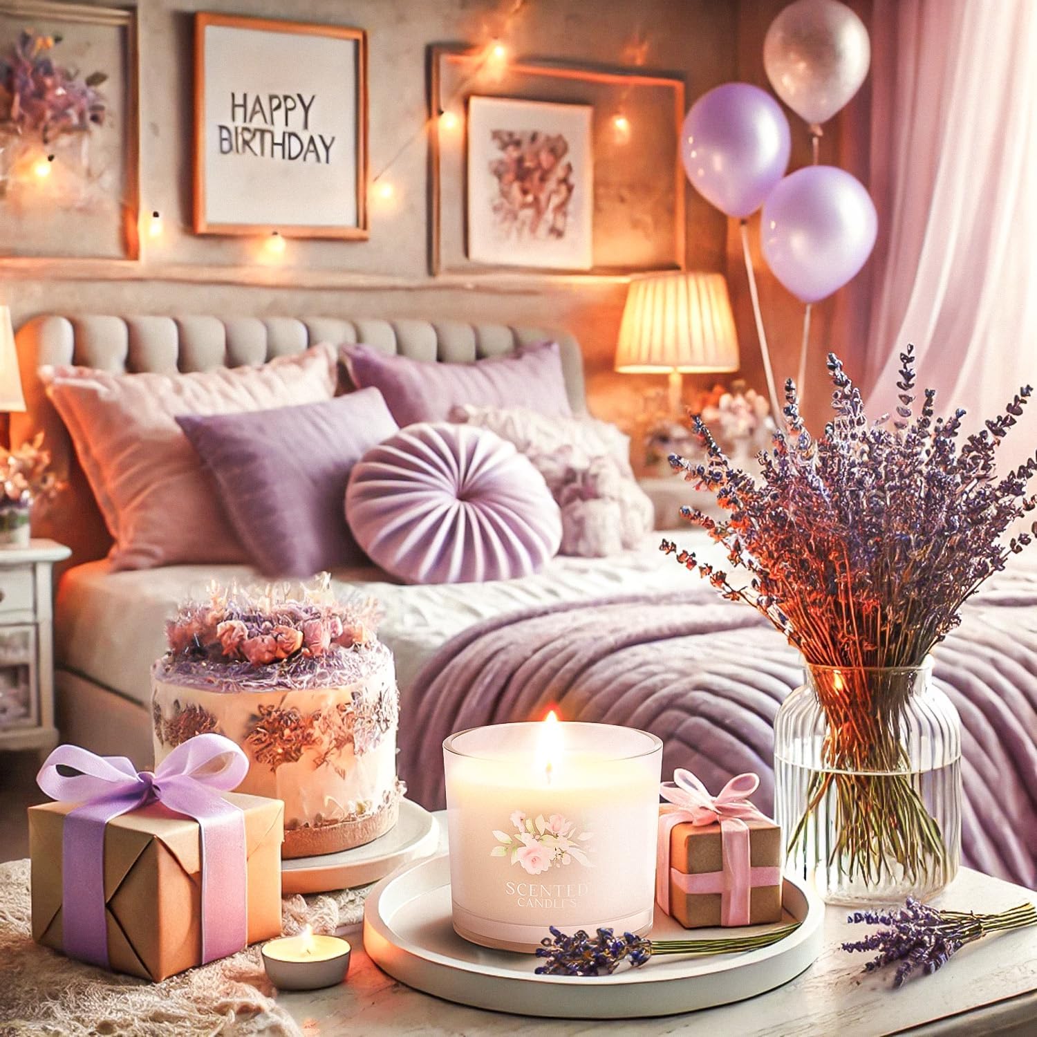 Detalle 2 de CHILLFLAME 60th birthday scented votive candles 400g 🕯
