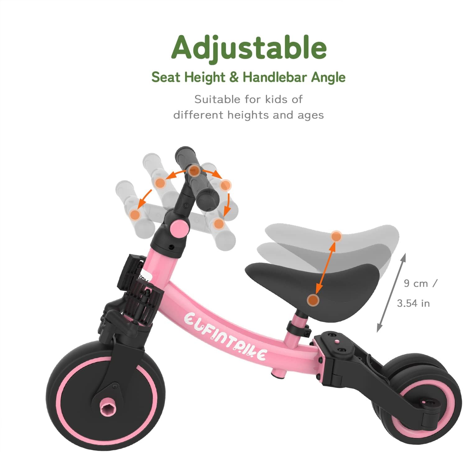 Thumbnail 2 de besrey 5-in-1 Toddler Bike for Ages 1–4