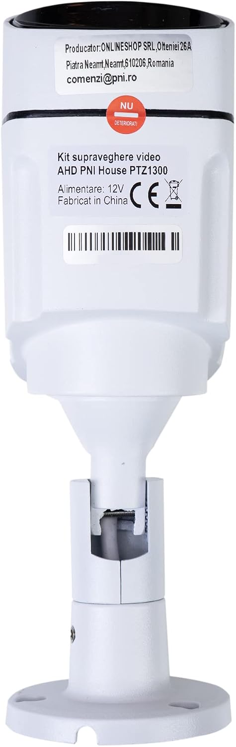 Detalle de PNI PTZ1300 AHD CCTV Kit, 4 2 MP Cameras, IP66 and 30 m Night Vision