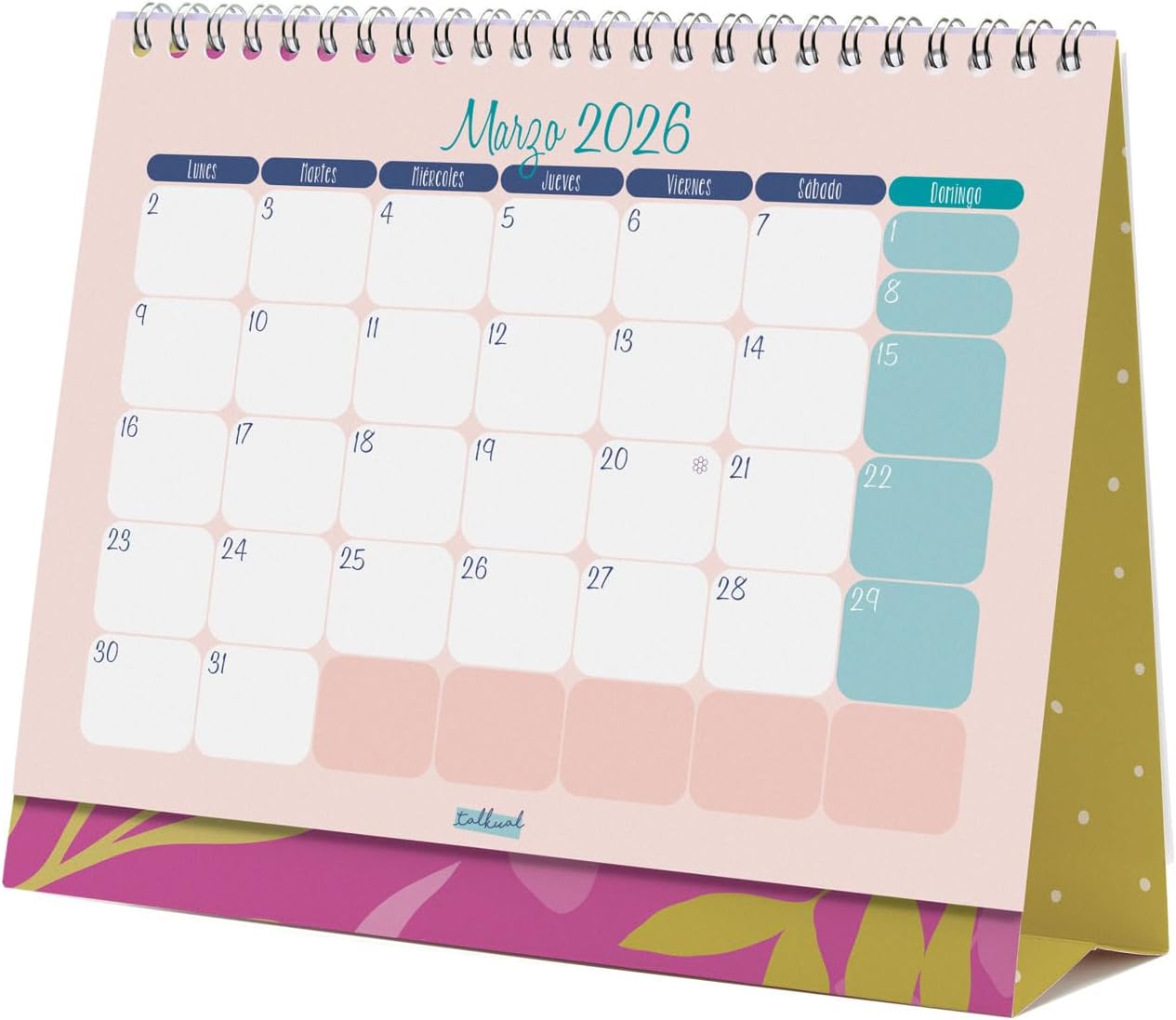 Thumbnail 4 de Finocam calendario 2026 mes vista