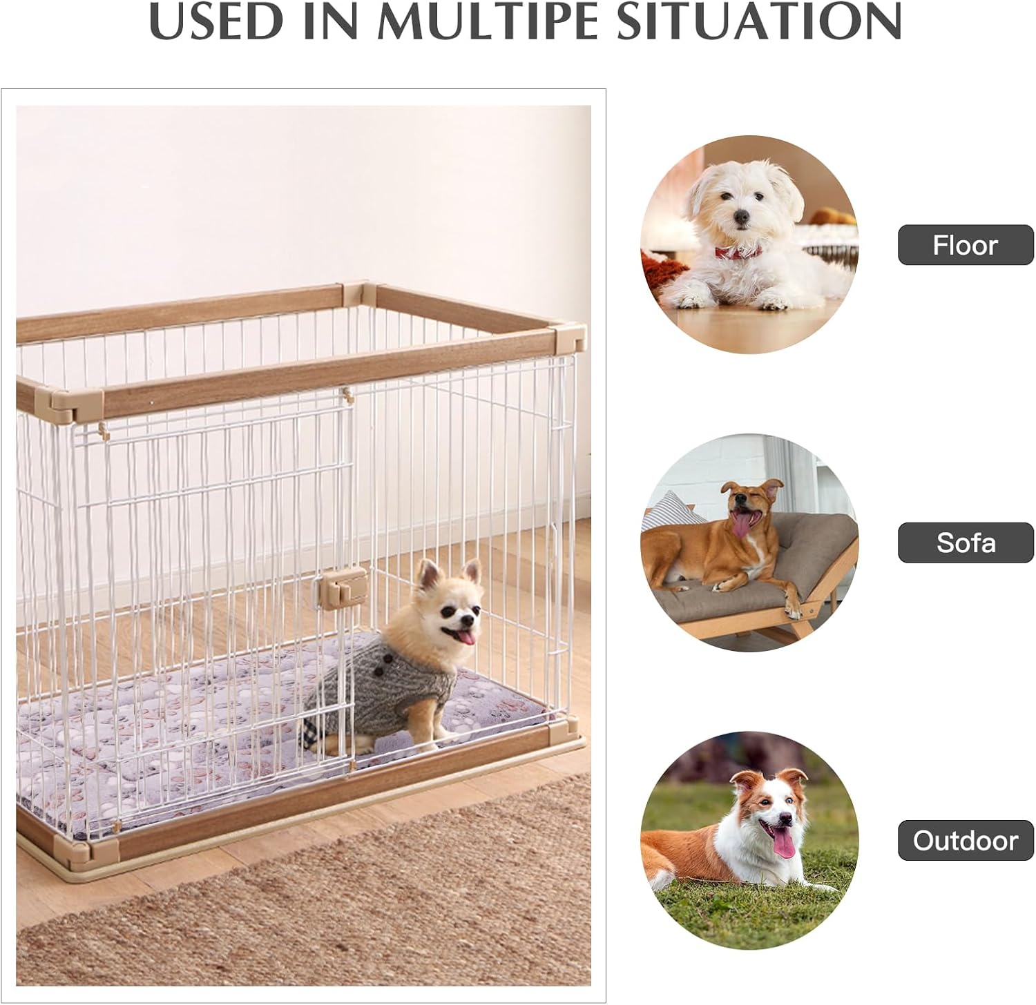 Thumbnail 5 de BVAGSS Orthopädisches Hundebett 60×45×4 cm