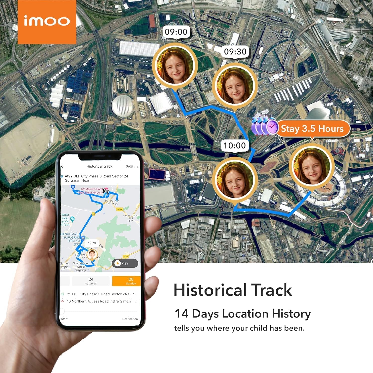 Detalle de imoo Z7 Watch Phone: Kid-Friendly GPS Smartwatch with 2-Way Video and IPX8 Swimming
