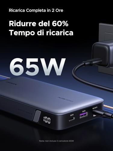 Thumbnail 4 de UGREEN Nexode 145W Power Bank da 25000mAh: ricarica rapida USB-C PD 140W e 3 porte per viaggi