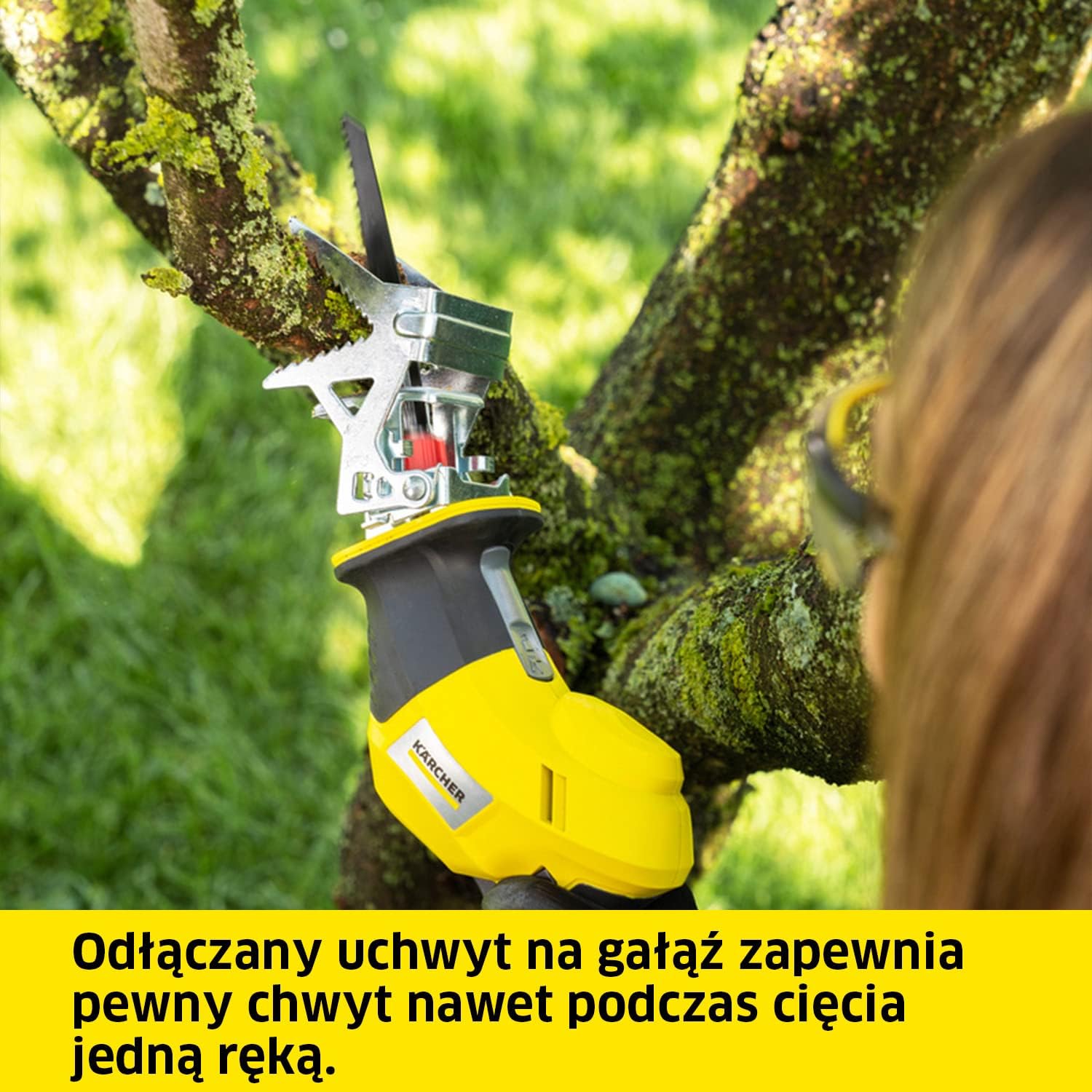 Detalle de Kärcher PGS 4-18 – akumulatorowa pilarka do gałęzi 18 V, do 8 cm