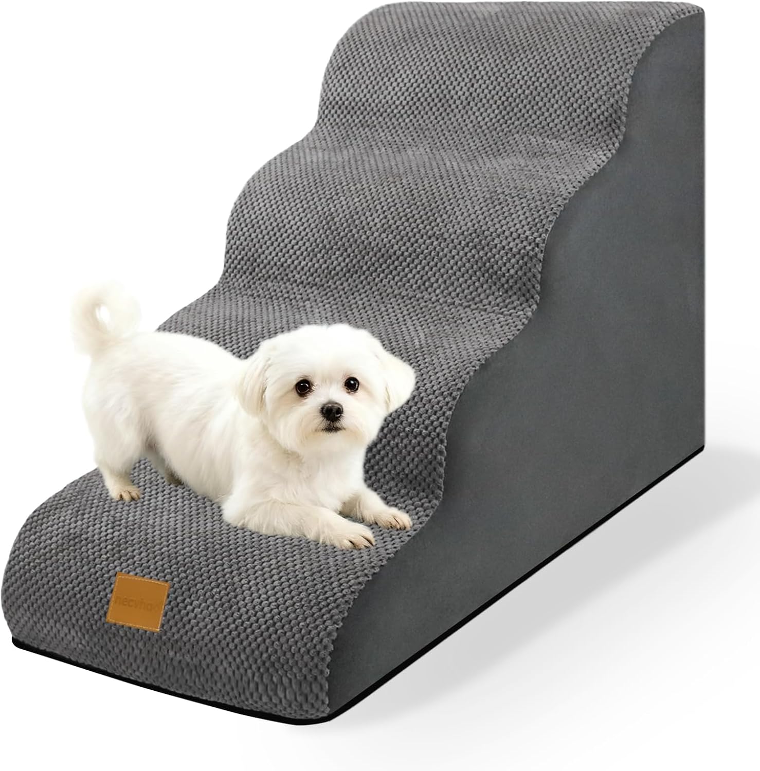 Detalle de Dog steps for bed ladder, 4-step 40x72x50cm