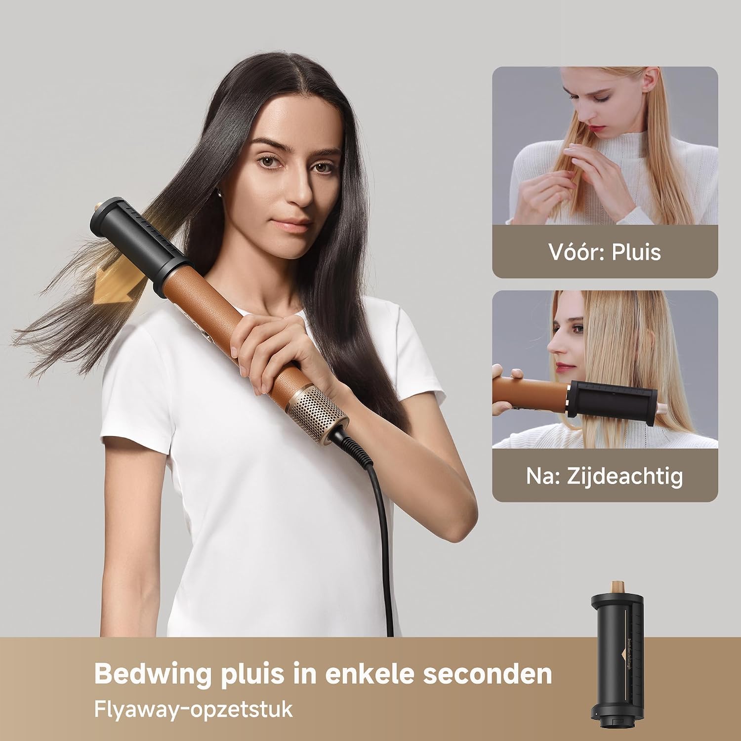 Detalle de Dreame AirStyle Pro 7-in-1 multi-styler, 1.300 watt, goud